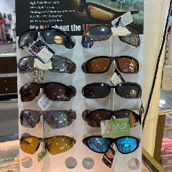 Retail Sunglass Display and Sunglasses