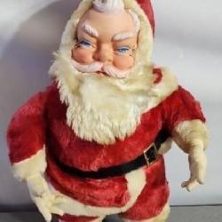 1950's Rushton My Toy Christmas Santa Claus Push