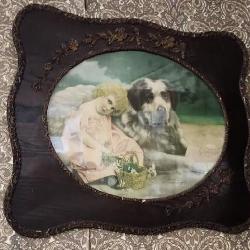 Antique Frame & picture