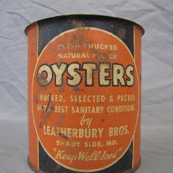 oyster cans