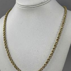 18KYG 30'' Rope Necklace