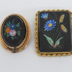 hand painted glass jewelry