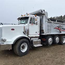 Peterbilt 359 Quad Axle Dump Truck