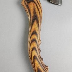Vintage Hand Made Axe Hatchet - Grooved Reed