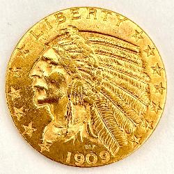 1909 $5 Gold Indian