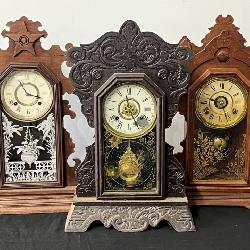Huge Collection of Unique Gingerbread Clocks