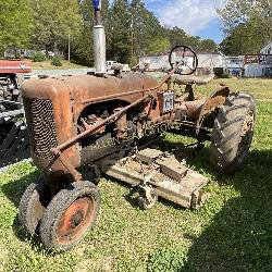 ALLIS CHAMBLER TRIKE  FRONT END WITH MOWING DECK