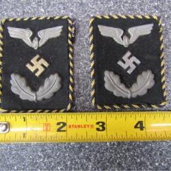 2-German Patches, Shipped Back from WWII
