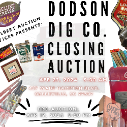 DODSON DIG CO. CLOSING AUCTION