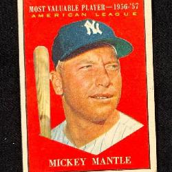 Mickey Mantle Vintage Baseball Card