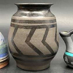 3 Native Anerican Art Vases - Signed Kopa,Bruce +