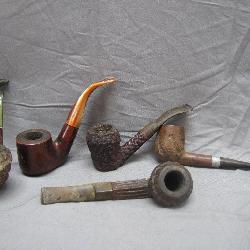 assorted estate pipes
