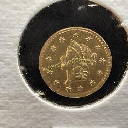 1853 LIBERTY HEAD GOLD DOLLAR