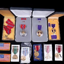 Purple Hearts, Bronze Stars & Other Medals