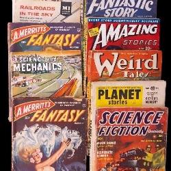 Vintage Science Fiction & Fantasy Magazines (9)