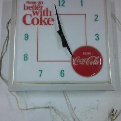 Vtg Coke clock