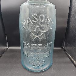 Mason's Patent 1858 Star Eagle 2.5 gal. Pickle Jar