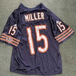 Chicago Bears Autographed Jim Miller #15 Jersey