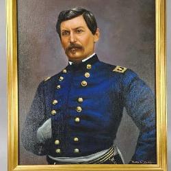 Original Oil Painting of General George McClellan