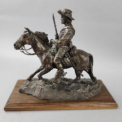 Confederate Cavalry Soldier Statue- By Terry Jones