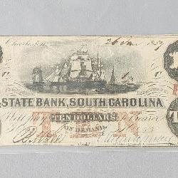 Original Ten Dollar State Bank Of S.Carolina