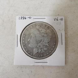 1886-O VG-10 Morgan Silver Dollar