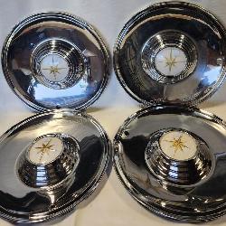 1956-57 Lincoln Premier Wheelcovers -New Old Stock