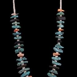 Native American early fetish Stormy Mtn Turquoise
