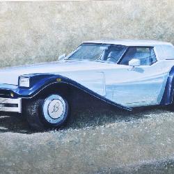 Original Peter Maier Buehrig Motor Car Painting