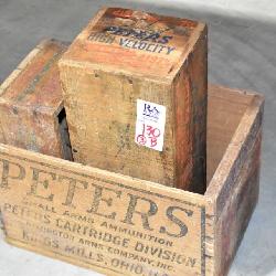 Peters Ammunition Wooden Box