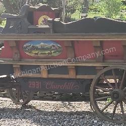 A SPECTACULAR 15' Handmade & Illuminated Wagon