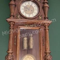 Circa 19th Century Ornate Gustav Becker? Clock