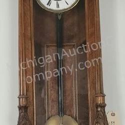 Beautiful 19th Century Regulator Wall Clock
