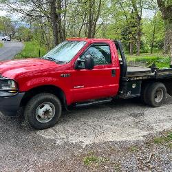 2003 Ford F-350 Pickup Truck with Cannonball Bale Bed