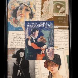 Antique Sheet Music and Covers Collage