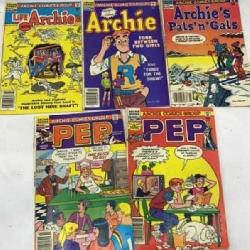 Archie Comics No 168, 241, 328, 393,394