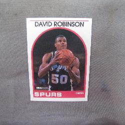 1989 NBA Hoops HOF David Robinson Rookie Card