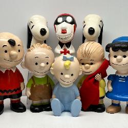 Vintage Ceramic Peanuts figures