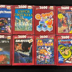 Lot #706 Atari 2600 Games NIB incl. Jr. Pacman, Solaris, Dark Chambers