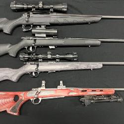 Nice selection of hunting and sportsman rifles