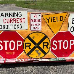 Variety of Collectible Road Signs 