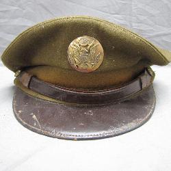 Vintage WWII US Army Visor Cap
