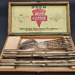 Vintage Kleen Kutter Dinner Fork & Knife Box Set