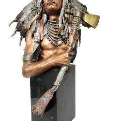 Christopher Pardell, Bronze Native American Indian Sculptures