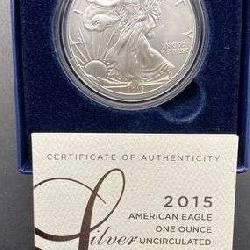 2015 U.S. Mint American Eagle One Ounce Uncirculated Silver Coin