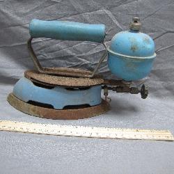 Antique Blue Sad Iron