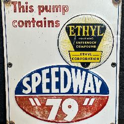 Speedway 79 Gas Pump Plate