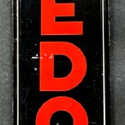 Veedol 1930s-40s Embossed Vertical Advertising Sign 