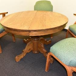 Pedestal Tables & Chairs