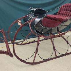 Horse Drawn Sleigh, w/Offset Style Shafts
